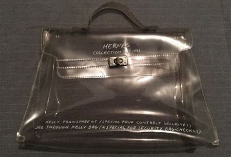 hermes see through kelly bag|Hermes Kelly Bag history.